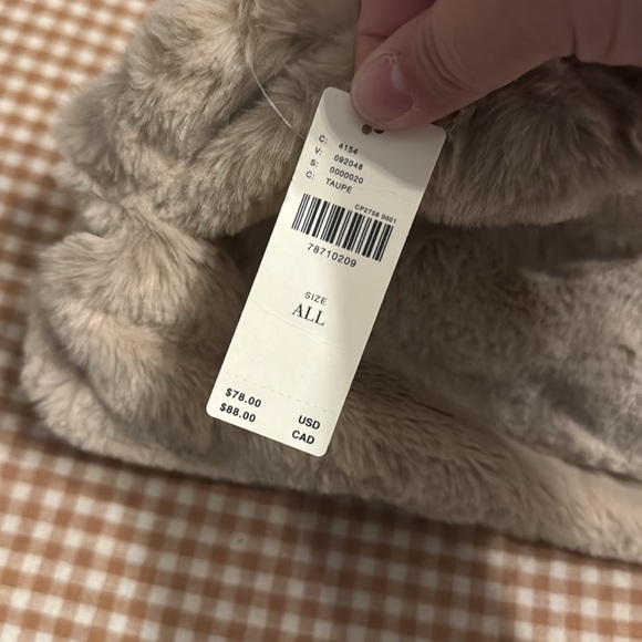 Taupe Fur Anthropologie Clutch - Picture 2 of 4